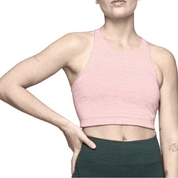 Outdoor Voices Other - Outdoor Voices Move Free Peach Crop Top Sports Bra Sz Small